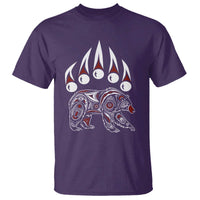 Native American Alaska Grizzly Bear Claw Indian Pride T Shirt - Wonder Print Shop