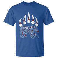 Native American Alaska Grizzly Bear Claw Indian Pride T Shirt - Wonder Print Shop