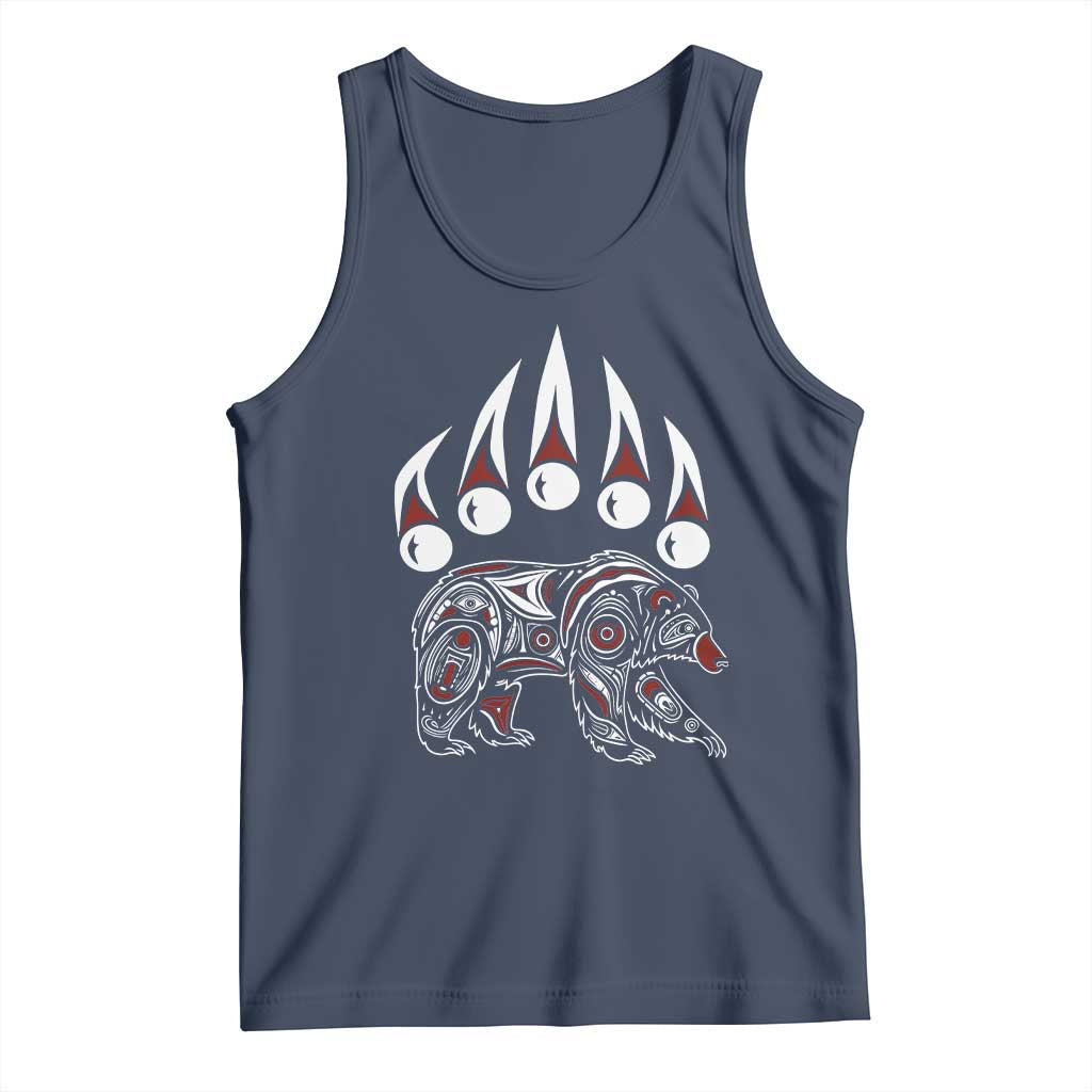 Native American Alaska Grizzly Bear Claw Indian Pride Tank Top - Wonder Print Shop