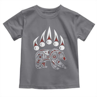 Native American Alaska Grizzly Bear Claw Indian Pride Toddler T Shirt - Wonder Print Shop