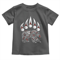 Native American Alaska Grizzly Bear Claw Indian Pride Toddler T Shirt - Wonder Print Shop