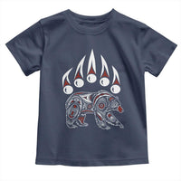 Native American Alaska Grizzly Bear Claw Indian Pride Toddler T Shirt - Wonder Print Shop