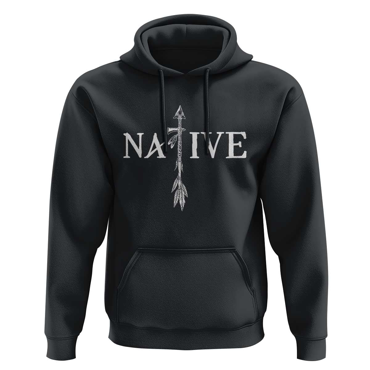 Native American Indian Tomahawk Indigenous Pride Hoodie - Wonder Print Shop