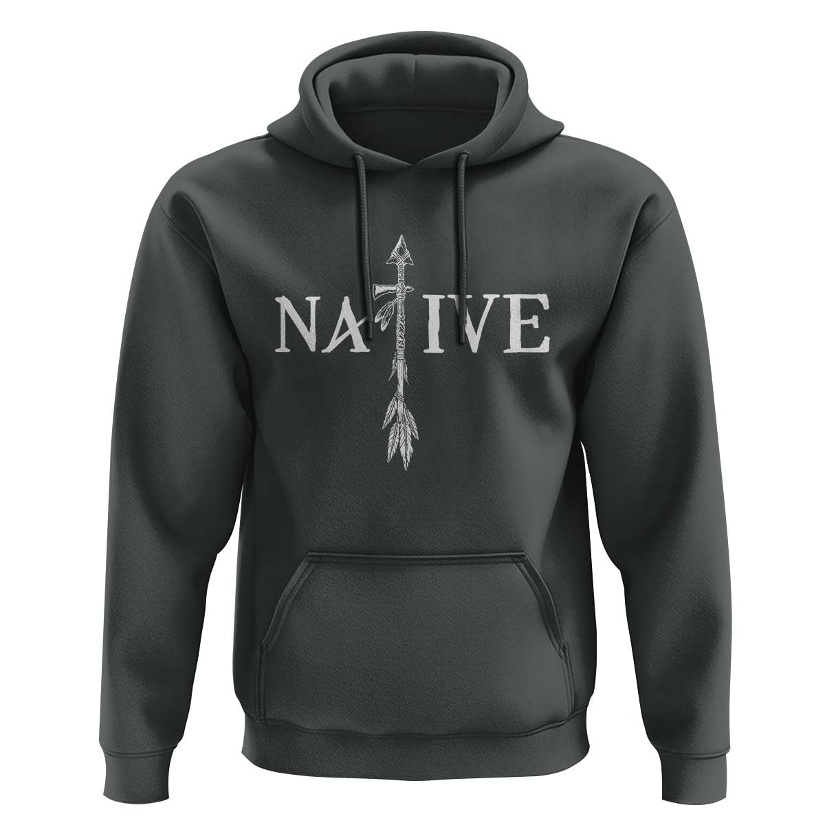 Native American Indian Tomahawk Indigenous Pride Hoodie - Wonder Print Shop