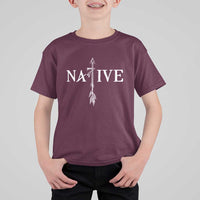 Native American Indian Tomahawk Indigenous Pride T Shirt For Kid - Wonder Print Shop