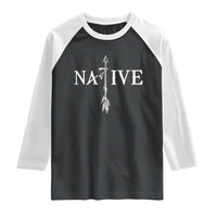 Native American Indian Tomahawk Indigenous Pride Raglan Shirt - Wonder Print Shop