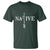 Native American Indian Tomahawk Indigenous Pride T Shirt - Wonder Print Shop