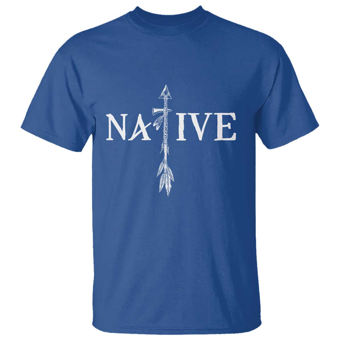Native American Indian Tomahawk Indigenous Pride T Shirt - Wonder Print Shop