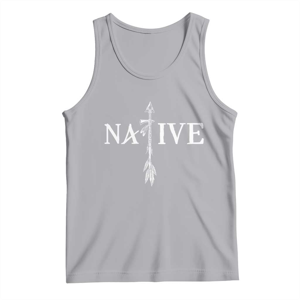 Native American Indian Tomahawk Indigenous Pride Tank Top - Wonder Print Shop