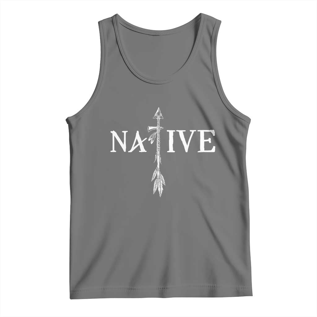 Native American Indian Tomahawk Indigenous Pride Tank Top - Wonder Print Shop