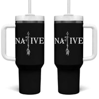 Native American Indian Tomahawk Indigenous Pride Tumbler With Handle - Wonder Print Shop
