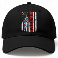 Native American Feathers Vintage USA Flag Baseball Cap Proud Indigenous People