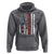 Native American Feathers Vintage USA Flag Hoodie Proud Indigenous People - Wonder Print Shop