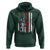 Native American Feathers Vintage USA Flag Hoodie Proud Indigenous People - Wonder Print Shop