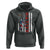 Native American Feathers Vintage USA Flag Hoodie Proud Indigenous People - Wonder Print Shop