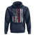 Native American Feathers Vintage USA Flag Hoodie Proud Indigenous People - Wonder Print Shop