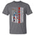 Native American Feathers Vintage USA Flag T Shirt Proud Indigenous People - Wonder Print Shop