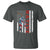 Native American Feathers Vintage USA Flag T Shirt Proud Indigenous People - Wonder Print Shop