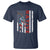 Native American Feathers Vintage USA Flag T Shirt Proud Indigenous People - Wonder Print Shop