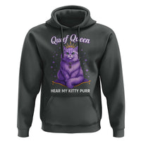 Funny Queef Queen Cat Hoodie Hear My Kitty Purr Inappropriate Dirty Adult Humor - Wonder Print Shop