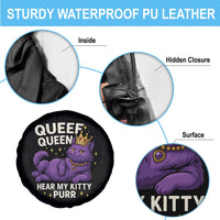 Funny Queef Queen Cat Spare Tire Cover Hear My Kitty Purr Inappropriate Dirty Adult Humor Jokes - Wonder Print Shop