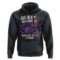 Funny Queef Queen Cat Hoodie Hear My Kitty Purr Inappropriate Dirty Adult Humor Jokes - Wonder Print Shop