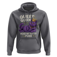 Funny Queef Queen Cat Hoodie Hear My Kitty Purr Inappropriate Dirty Adult Humor Jokes - Wonder Print Shop