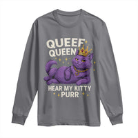 Funny Queef Queen Cat Long Sleeve Shirt Hear My Kitty Purr Inappropriate Dirty Adult Humor Jokes - Wonder Print Shop
