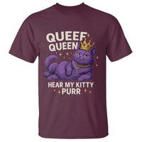Funny Queef Queen Cat T Shirt Hear My Kitty Purr Inappropriate Dirty Adult Humor Jokes - Wonder Print Shop