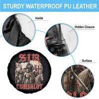 Sir Cumsalot Funny Offensive Knight Meme Bootleg Graphic Spare Tire Cover