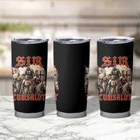 Sir Cumsalot Funny Offensive Knight Meme Bootleg Graphic Tumbler Cup