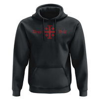 Deus Vult Catholic Knight Templar Crusader Cross Hoodie