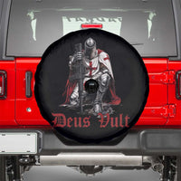 Deus Vult Knights Templar Gun Lover Spare Tire Cover Crusader Cross Soldier of Christ