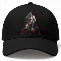 Deus Vult Knights Templar Gun Lover Baseball Cap Crusader Cross Soldier of Christ
