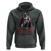 Deus Vult Knights Templar Gun Lover Hoodie Crusader Cross Soldier of Christ