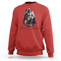 Deus Vult Knights Templar Gun Lover Sweatshirt Crusader Cross Soldier of Christ