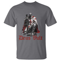 Deus Vult Knights Templar Gun Lover T Shirt Crusader Cross Soldier of Christ