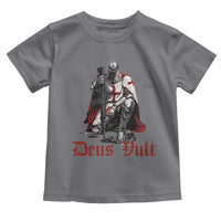Deus Vult Knights Templar Gun Lover Toddler T Shirt Crusader Cross Soldier of Christ