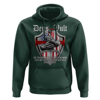 Deus Vult Knights Templar Hoodie He Trains My Hands For War And My Fingers For Battle