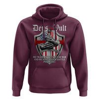 Deus Vult Knights Templar Hoodie He Trains My Hands For War And My Fingers For Battle