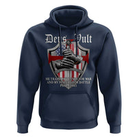 Deus Vult Knights Templar Hoodie He Trains My Hands For War And My Fingers For Battle