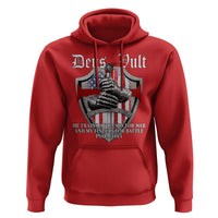 Deus Vult Knights Templar Hoodie He Trains My Hands For War And My Fingers For Battle
