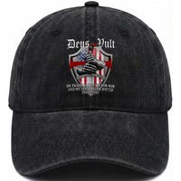 Deus Vult Knights Templar Washed Cotton Baseball Cap He Trains My Hands For War And My Fingers For Battle