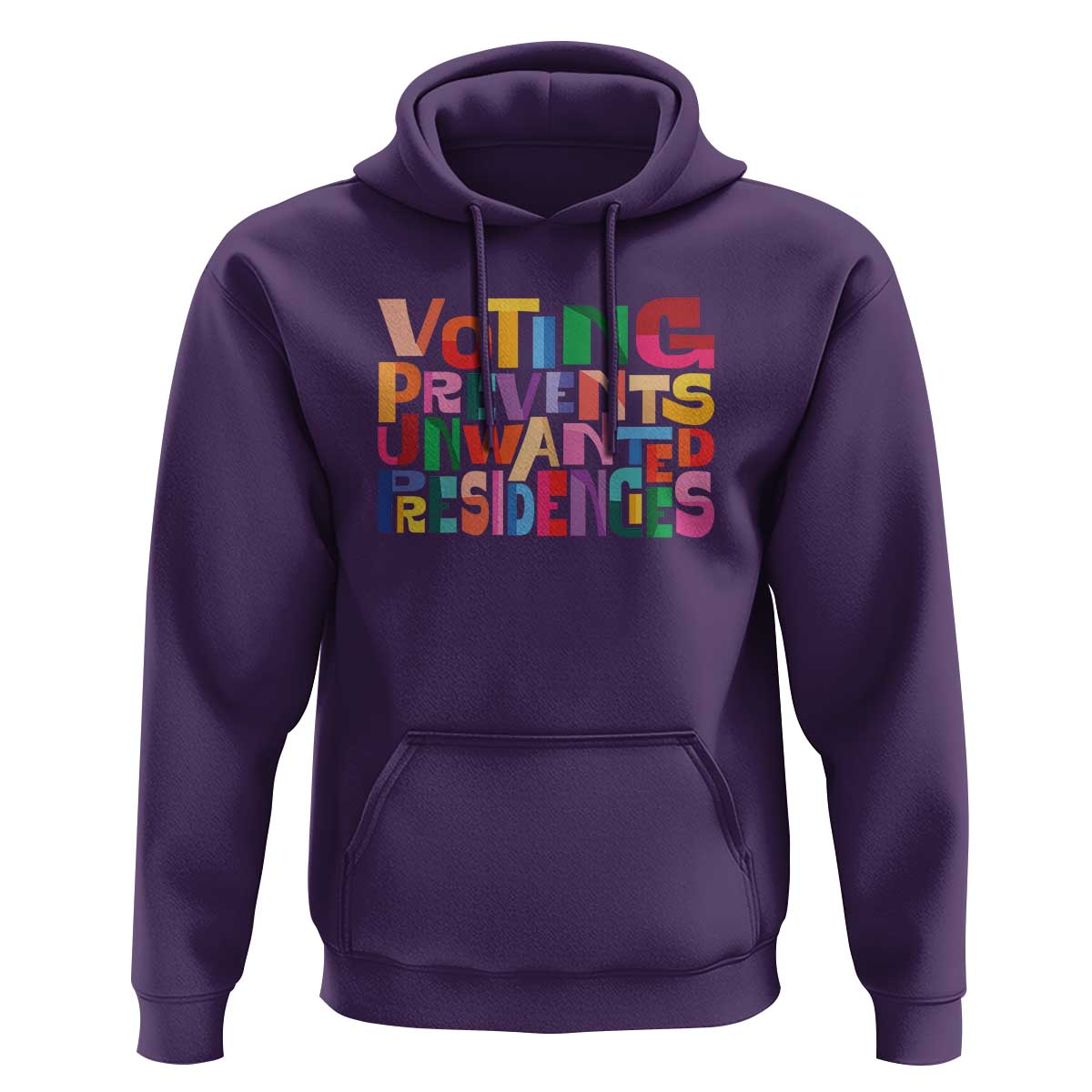 Voting Prevents Unwanted Presidencies Hoodie US Election Political 2024 - Wonder Print Shop