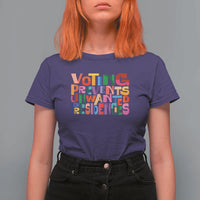 Voting Prevents Unwanted Presidencies T Shirt For Women US Election Political 2024 - Wonder Print Shop