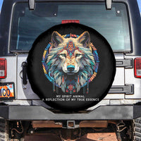 Native Americans Spare Tire Cover My Spirit Animal A Reflection Of My True Essence Wolf - Wonder Print Shop