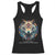 Native Americans Racerback Tank Top My Spirit Animal A Reflection Of My True Essence Wolf - Wonder Print Shop