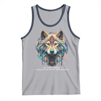 Native Americans Tank Top My Spirit Animal A Reflection Of My True Essence Wolf - Wonder Print Shop