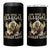 Native American 4 in 1 Can Cooler Tumbler No One Is Illegal On Stolen Land Eagle Tribe - Wonder Print Shop