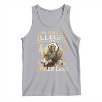 Native American Tank Top No One Is Illegal On Stolen Land Eagle Tribe - Wonder Print Shop